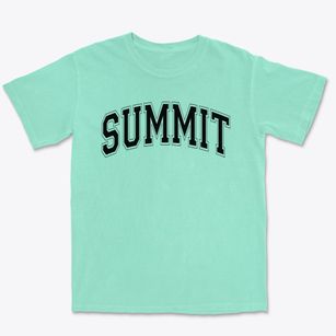 Summit Elementary School Varsity Arch Premium Heavyweight T-shirt