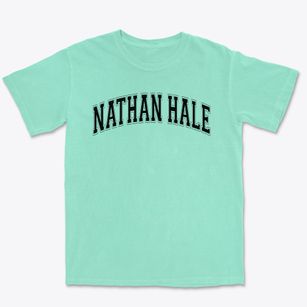 Nathan Hale Middle School Varsity Arch Premium Heavyweight T-shirt