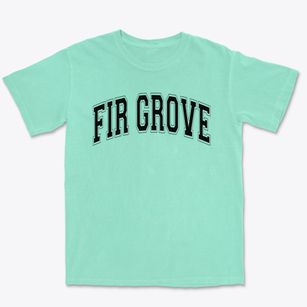 Fir Grove Elementary School Varsity Arch Premium Heavyweight T-shirt