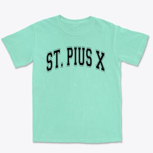 St. Pius X Varsity Arch Premium Heavyweight T-shirt