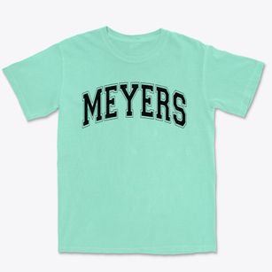 Elmer L. Meyers Senior High School Varsity Arch Premium Heavyweight T-shirt