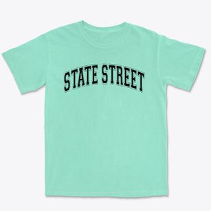 State Street Elementary School Varsity Arch Premium Heavyweight T-shirt