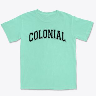 Colonial Christian Academy Varsity Arch Premium Heavyweight T-shirt