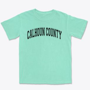 Calhoun County High School Varsity Arch Premium Heavyweight T-shirt