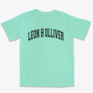 Leon H Olliver Junior High School Varsity Arch Premium Heavyweight T-shirt