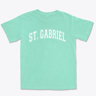 Saint Gabriel School Varsity Arch Premium Heavyweight T-shirt