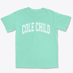 Cole Child Parent Center Varsity Arch Premium Heavyweight T-shirt