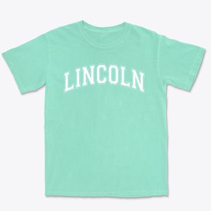 Lincoln Middle School Varsity Arch Premium Heavyweight T-shirt