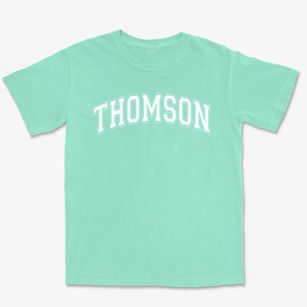 Thomson Elementary School Varsity Arch Premium Heavyweight T-shirt