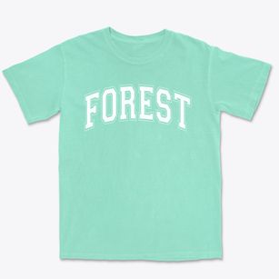 Forest School Varsity Arch Premium Heavyweight T-shirt