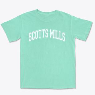 Scotts Mills Elementary School Varsity Arch Premium Heavyweight T-shirt