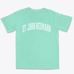 Saint John Neumann School Varsity Arch Premium Heavyweight T-shirt