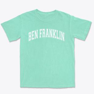 Ben Franklin Elementary School Varsity Arch Premium Heavyweight T-shirt