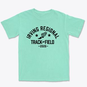 Irving Regional Day School Track and Field Premium Heavyweight T-shirt