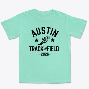 Austin High School Track and Field Premium Heavyweight T-shirt