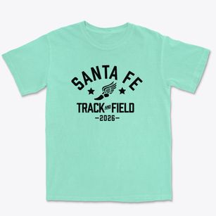 Santa Fe Junior High School Track and Field Premium Heavyweight T-shirt