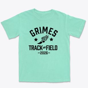Grimes Elementary School Track and Field Premium Heavyweight T-shirt