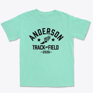 Anderson Elementary School Track and Field Premium Heavyweight T-shirt