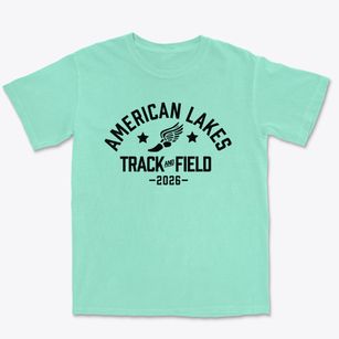 American Lakes School Track and Field Premium Heavyweight T-shirt