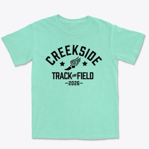 Creekside High School Track and Field Premium Heavyweight T-shirt