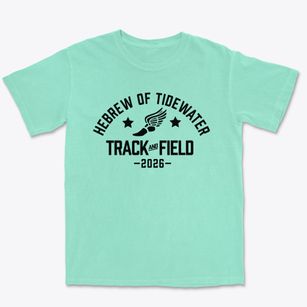 Hebrew Academy Of Tidewater Track and Field Premium Heavyweight T-shirt