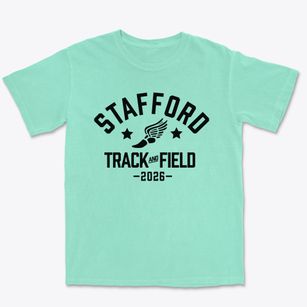 Stafford Senior High School Track and Field Premium Heavyweight T-shirt