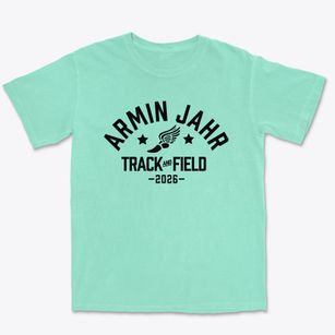 Armin Jahr Elementary School Track and Field Premium Heavyweight T-shirt