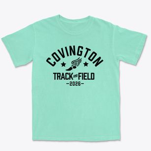 Covington Christian Middle School Track and Field Premium Heavyweight T-shirt