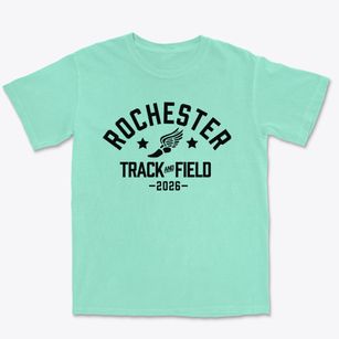 Rochester High School Track and Field Premium Heavyweight T-shirt