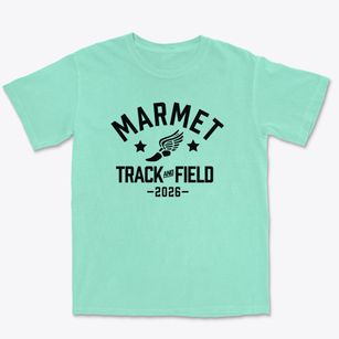 Marmet Elementary School Track and Field Premium Heavyweight T-shirt