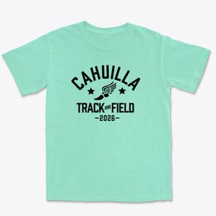 Cahuilla Elementary School Track and Field Premium Heavyweight T-shirt