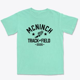 Mcninch Elementary School Track and Field Premium Heavyweight T-shirt