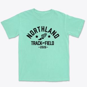 Northland Lutheran High School Track and Field Premium Heavyweight T-shirt