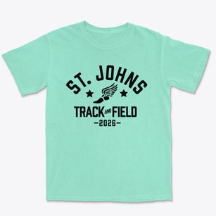 St Johns Lutheran School Track and Field Premium Heavyweight T-shirt