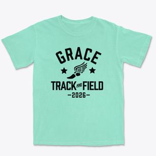 Grace Lutheran School Track and Field Premium Heavyweight T-shirt