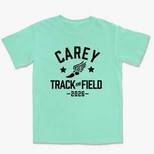 Carey Junior High School Track and Field Premium Heavyweight T-shirt