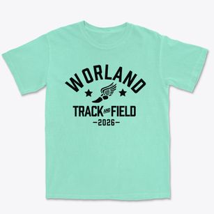 Worland Middle School Track and Field Premium Heavyweight T-shirt