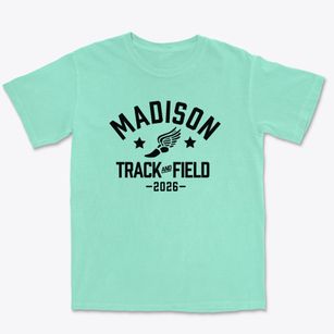 Madison Middle School Track and Field Premium Heavyweight T-shirt