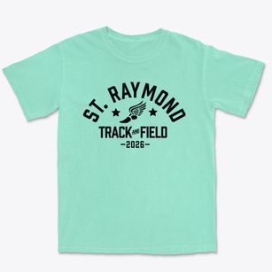 St Raymond Parish Track and Field Premium Heavyweight T-shirt