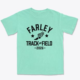 Farley Elementary School Track and Field Premium Heavyweight T-shirt