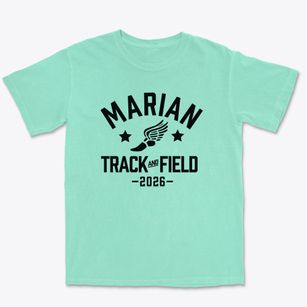 Marian Catholic High School Track and Field Premium Heavyweight T-shirt