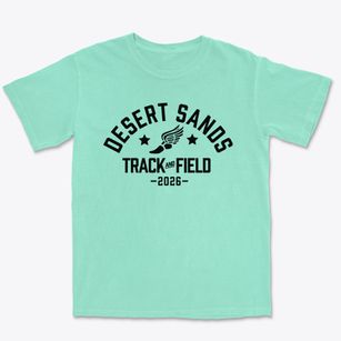 Desert Sands Charter School Track and Field Premium Heavyweight T-shirt