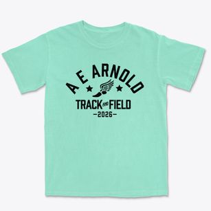 A E Arnold Elementary School Track and Field Premium Heavyweight T-shirt