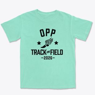 Opp High School Track and Field Premium Heavyweight T-shirt
