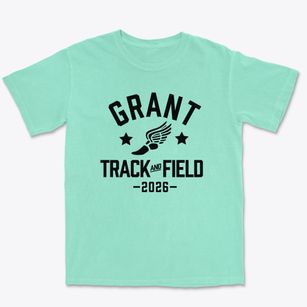Grant Elementary School Track and Field Premium Heavyweight T-shirt