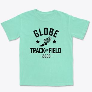 Globe Charter School Track and Field Premium Heavyweight T-shirt