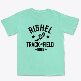 Rishel Middle School Track and Field Premium Heavyweight T-shirt