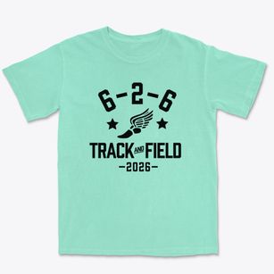 6-2-6 Magnet School Track and Field Premium Heavyweight T-shirt