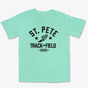 St. Petersburg High School Track and Field Premium Heavyweight T-shirt
