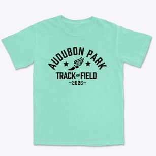 Audubon Park Elementary School Track and Field Premium Heavyweight T-shirt